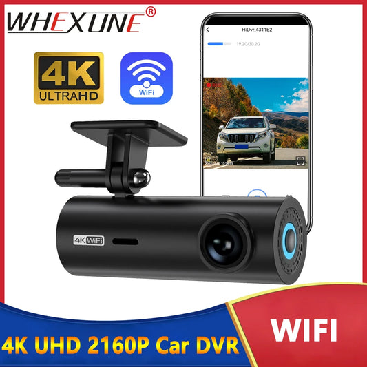 LF10 Front 4K Dashcam Loop Recording 3840*2160P Auto Overwriting Car Video Recorders Time Overprint Video Playback Dash Cams DVR